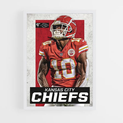 Poster Kansas City Chiefs Rood