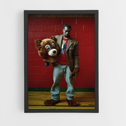 Poster Kanye West-mascotte