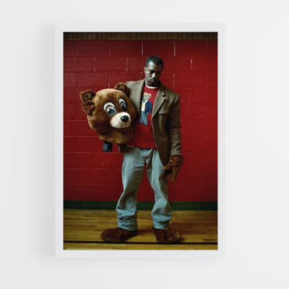 Poster Kanye West-mascotte