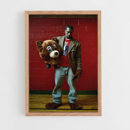 Poster Kanye West-mascotte