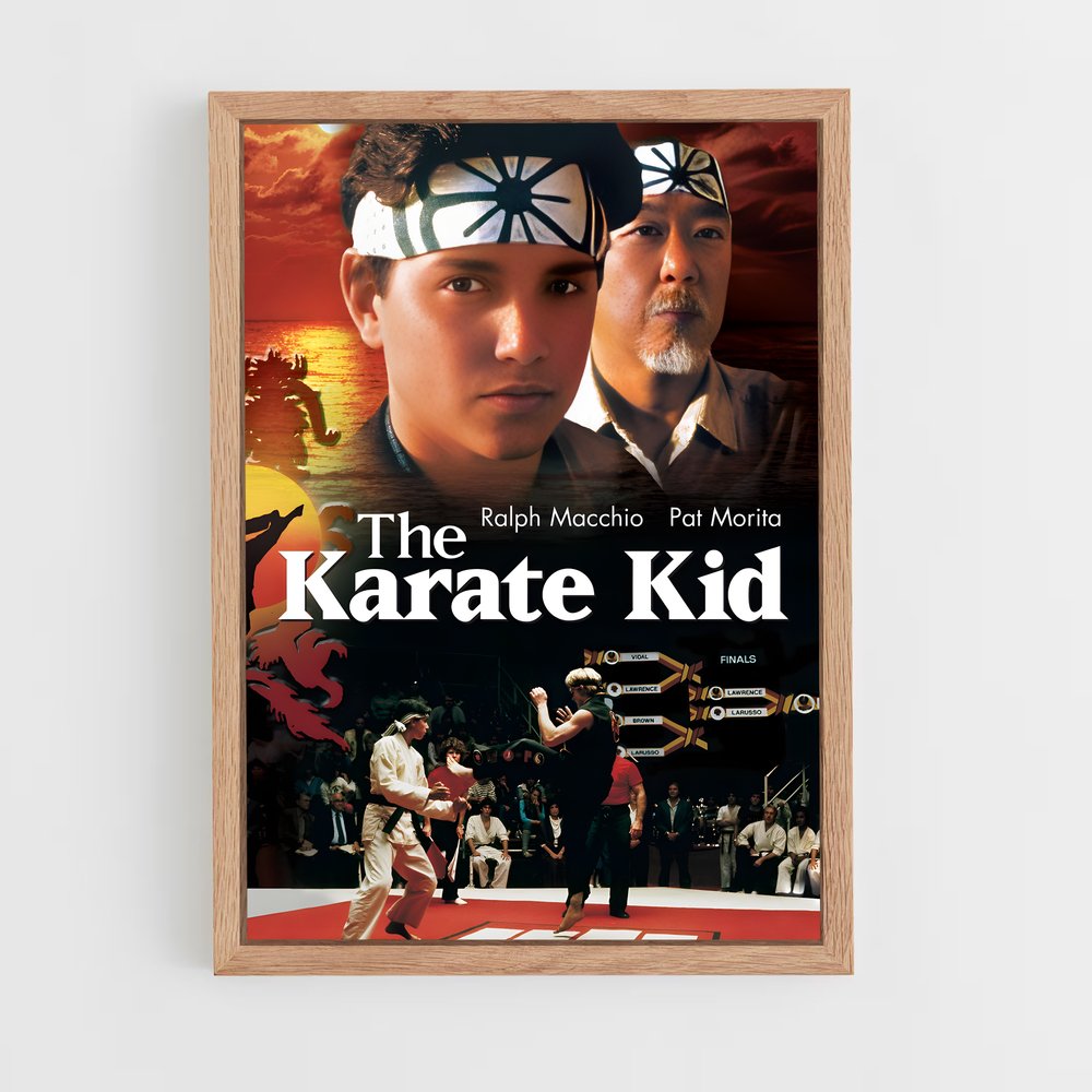 karate-kid-3 cadre Bois clair