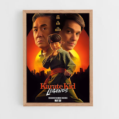 karate-kid-5 cadre Bois clair