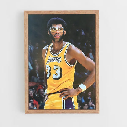 kareem-abdul-jabbar-3 cadre Bois clair