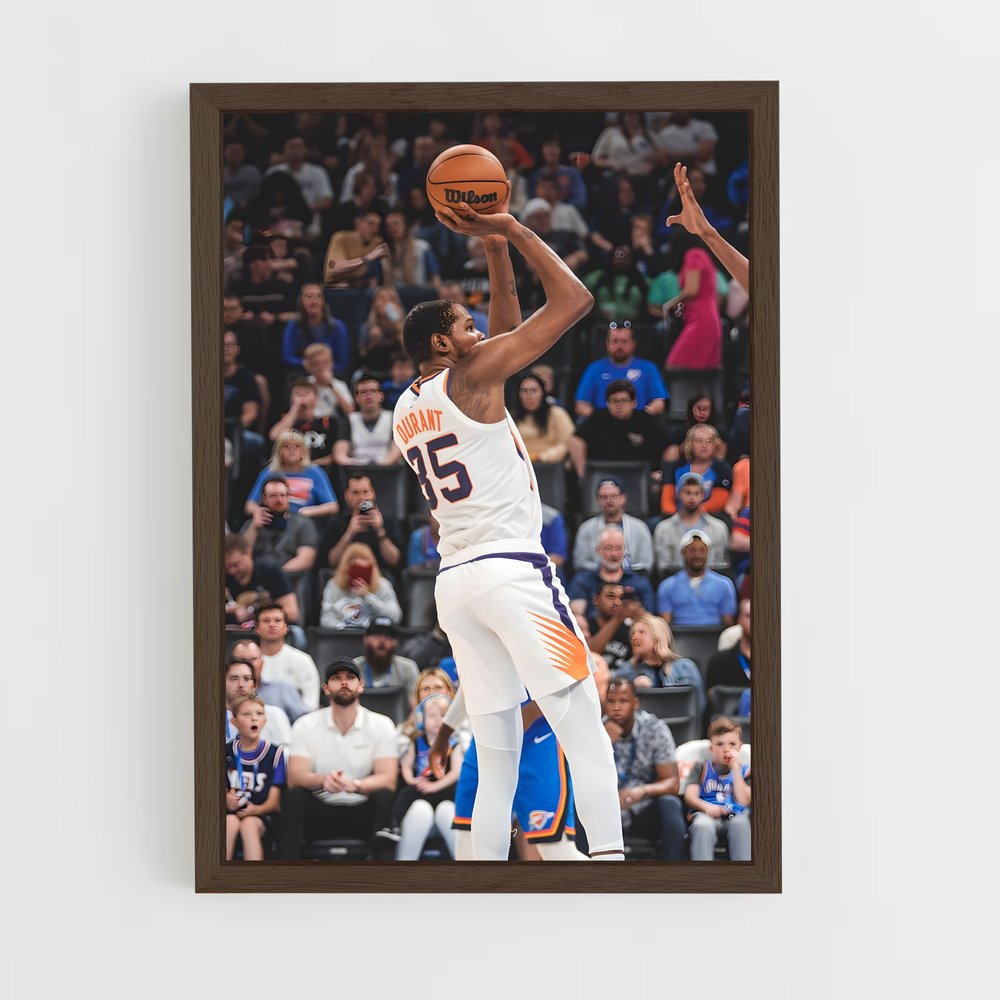 kevin-durant-2 cadre Bois foncé