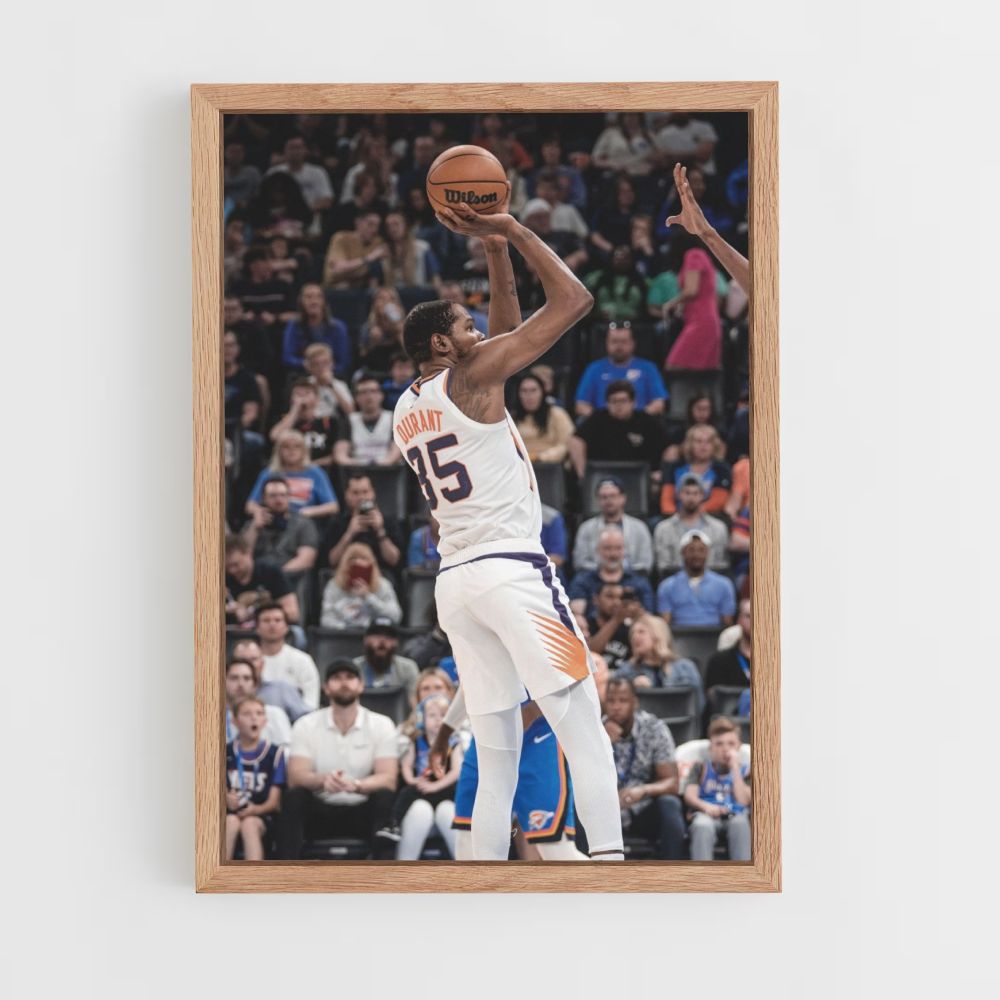 Poster Kevin Durant Ballon