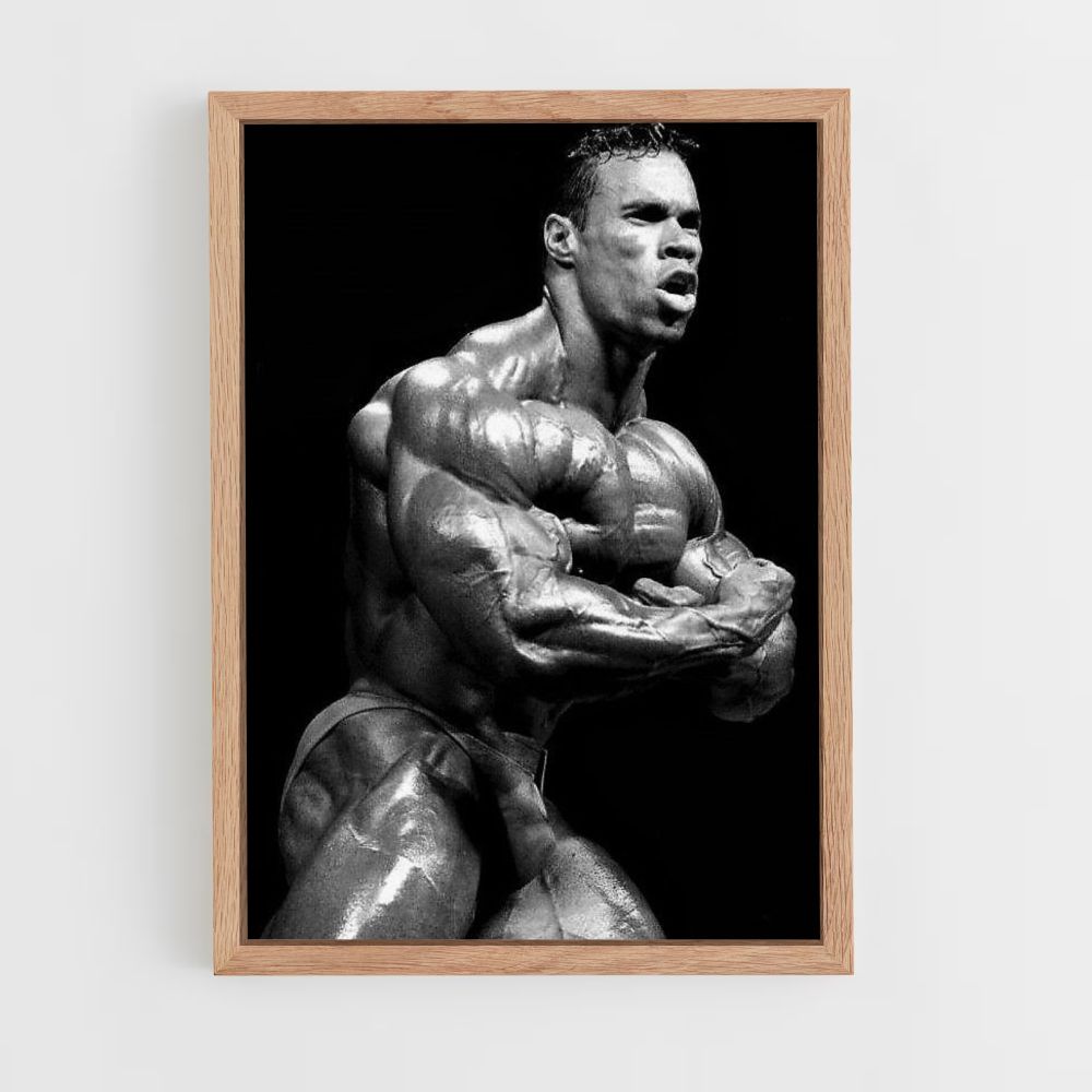 Poster Kevin Levrone poseert