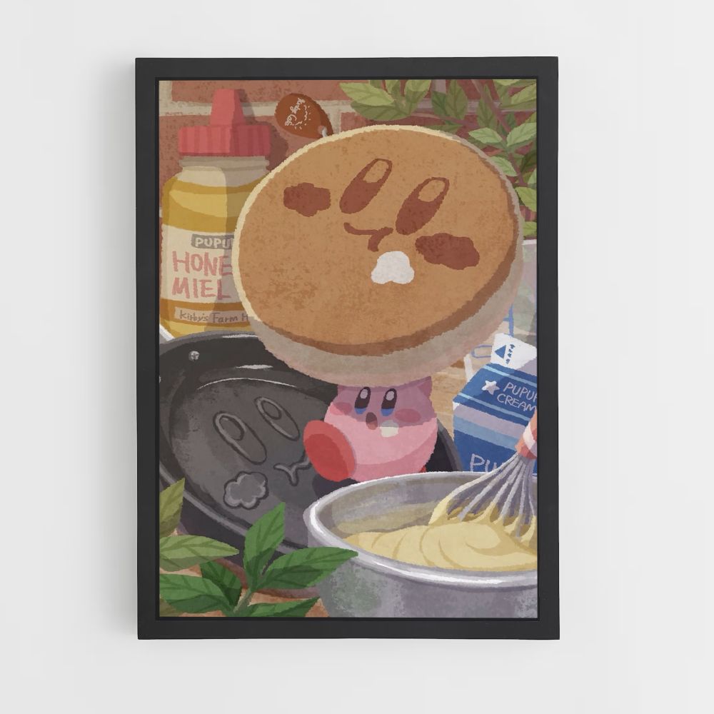 Poster Kirby-pannenkoek