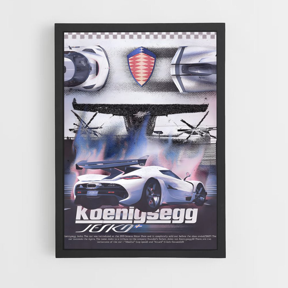 koenigsegg-13 cadre Noir