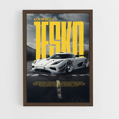 koenigsegg-14 cadre Bois foncé