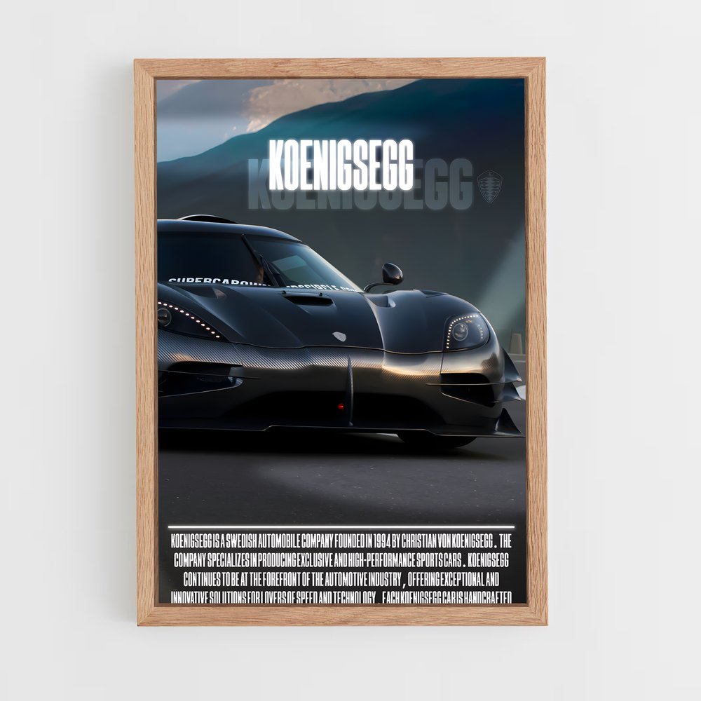 koenigsegg-2 cadre Bois clair