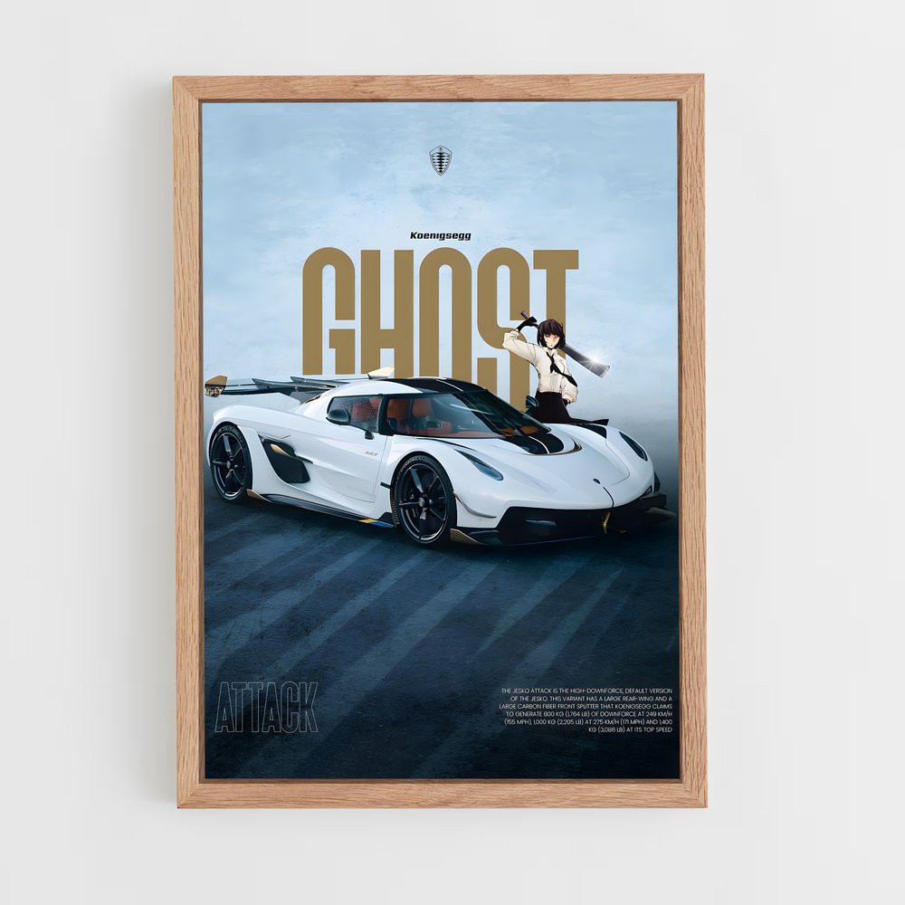 koenigsegg-4 cadre Bois clair