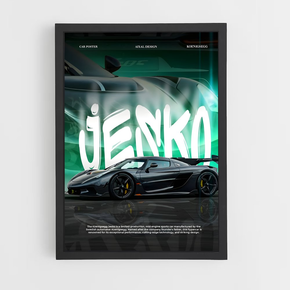 koenigsegg-5 cadre Noir