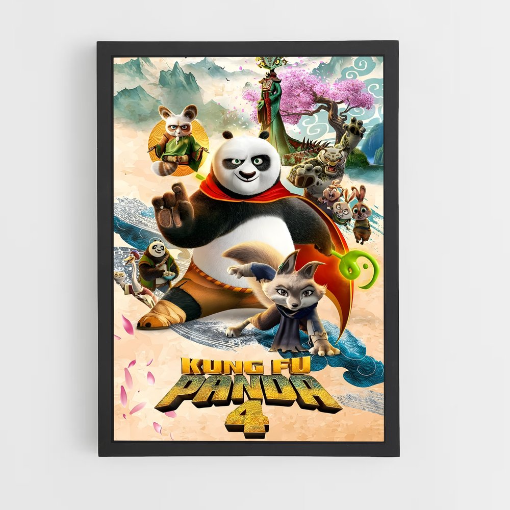 kung-fu-panda-4 cadre Noir