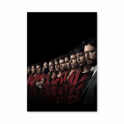 Affiche La Casa de Papel Noir