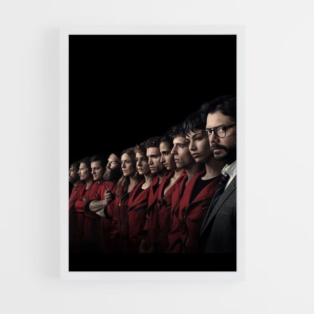 Affiche La Casa de Papel Noir