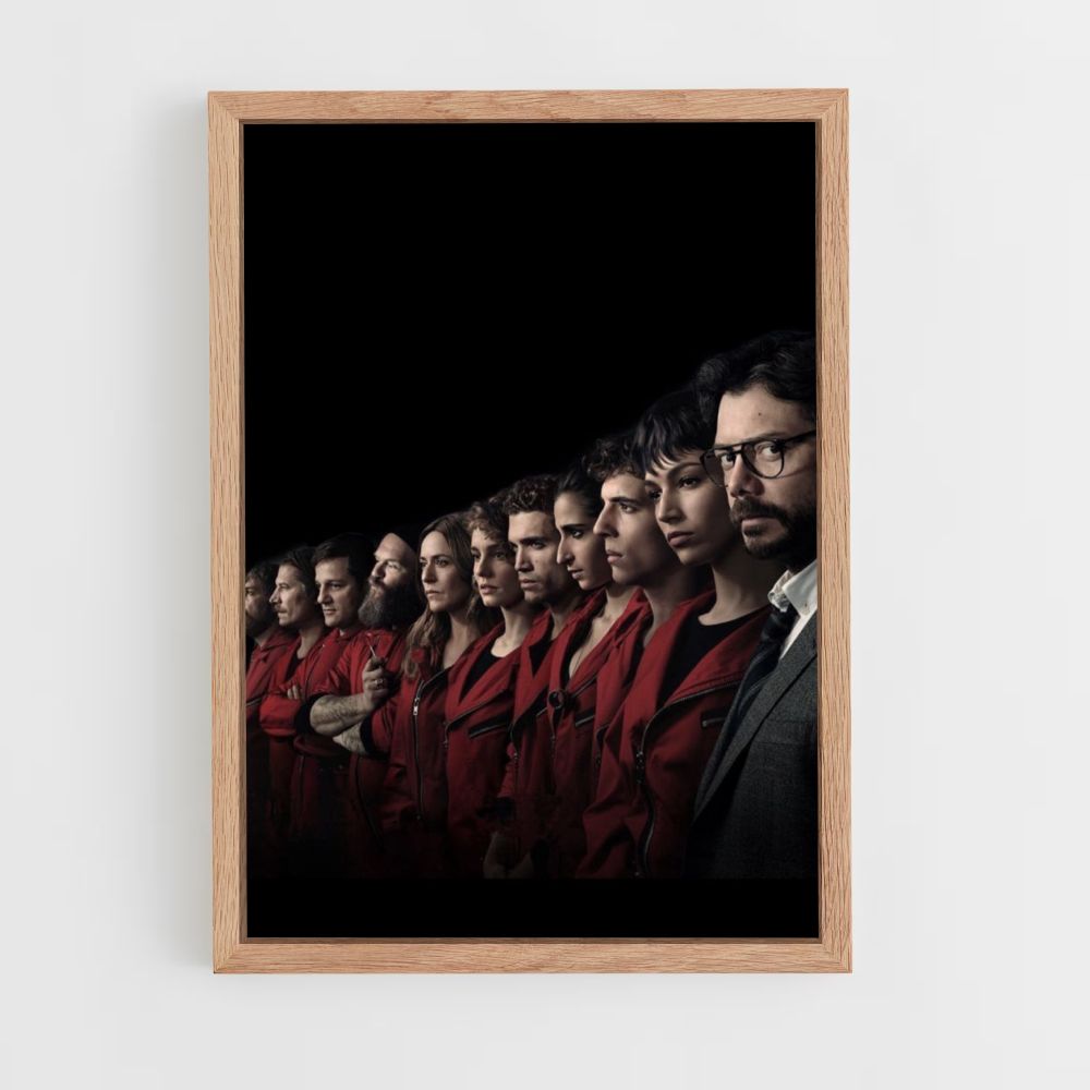 Affiche La Casa de Papel Noir