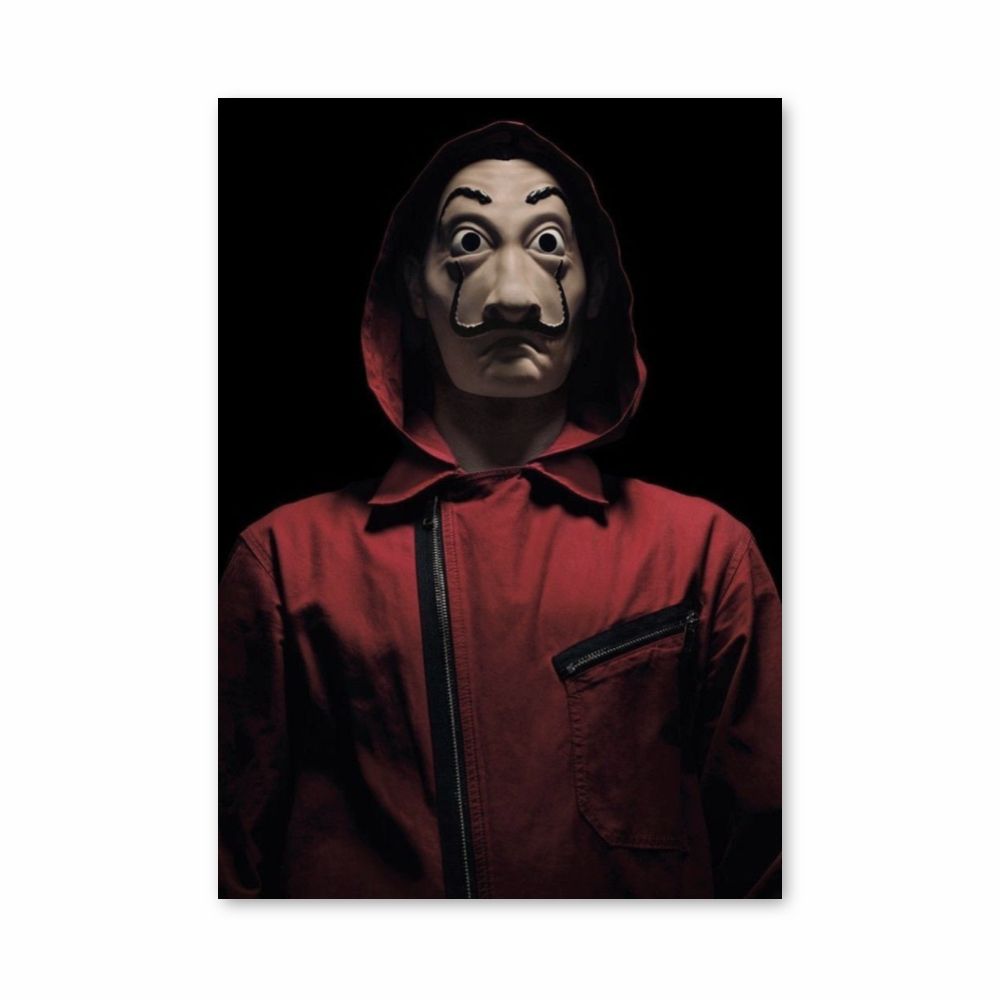 Maskerposter van La Casa de Papel