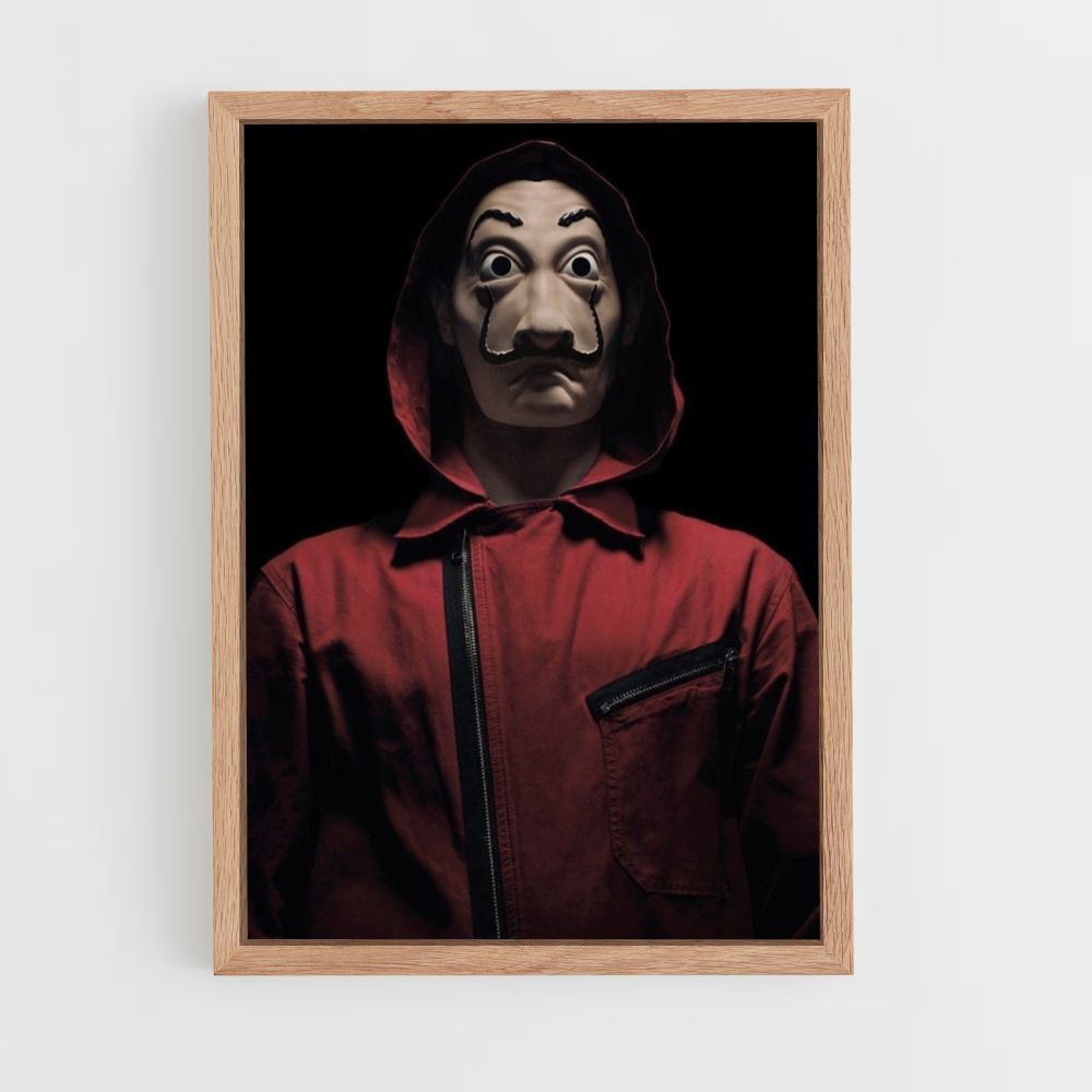 Maskerposter van La Casa de Papel