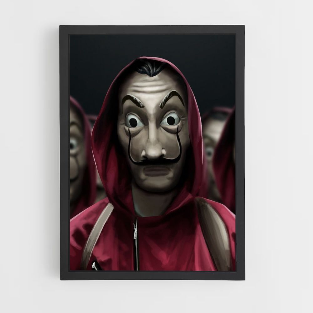 Poster La Casa de Papel-kostuum