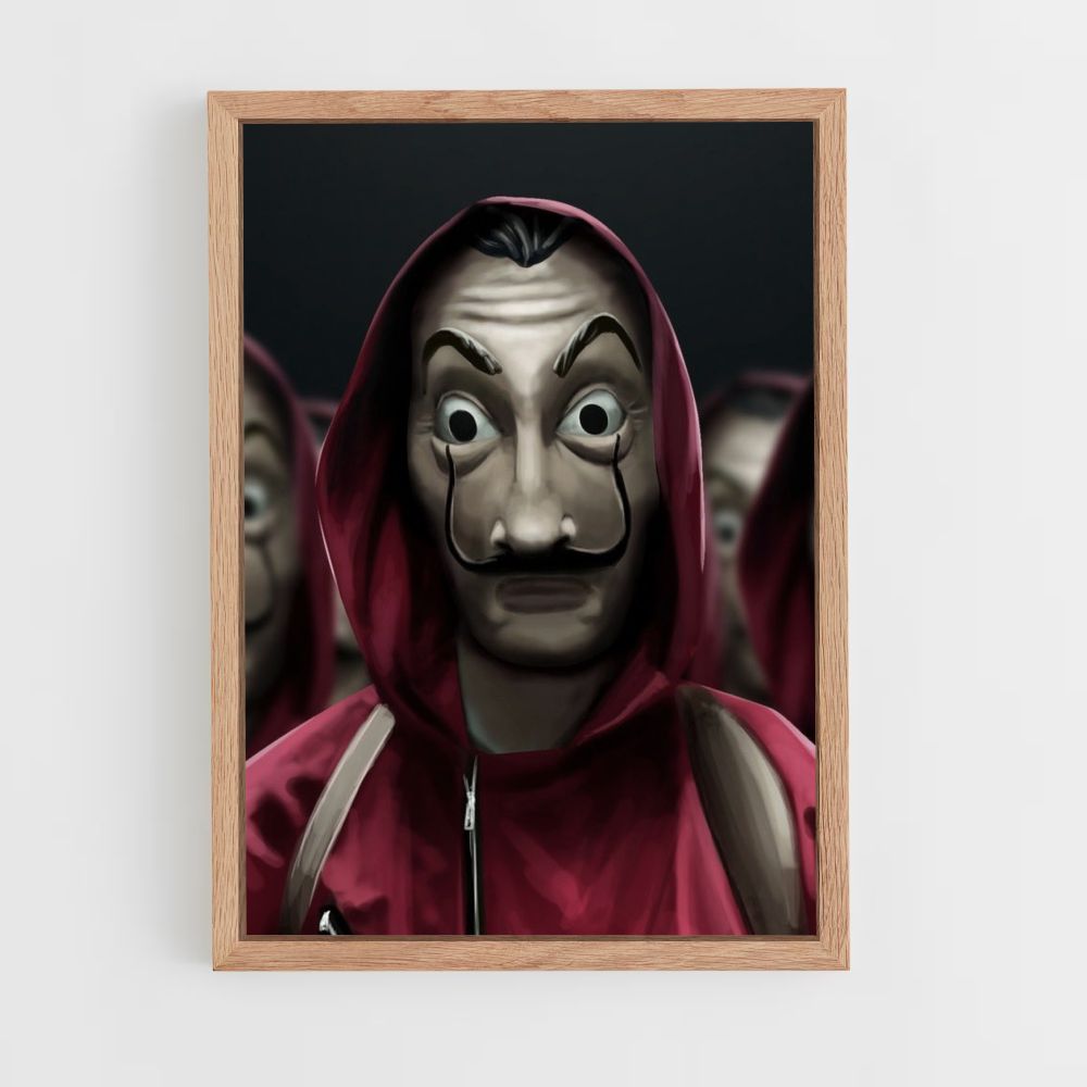 Poster La Casa de Papel-kostuum