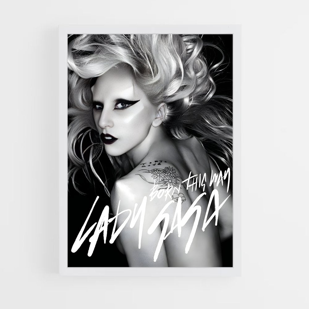 lady-gaga-2 cadre Blanc