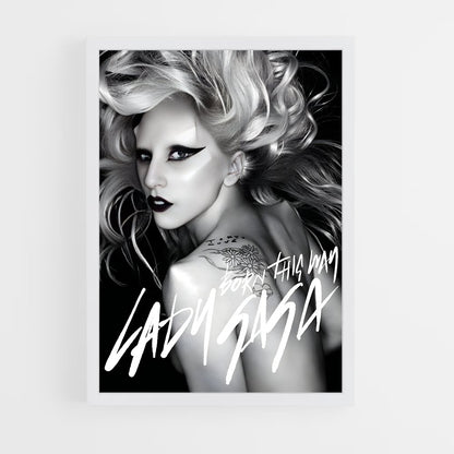 lady-gaga-2 cadre Blanc