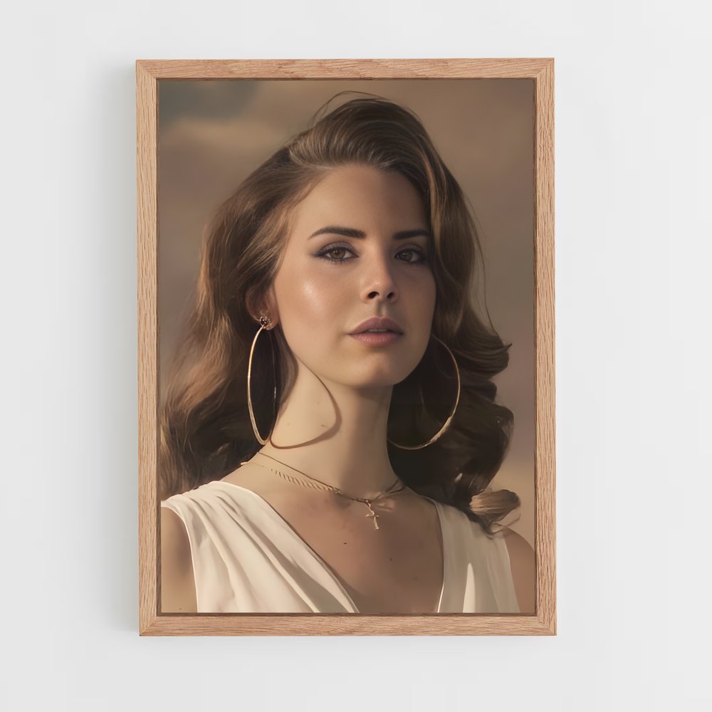 lana-del-ray-1 cadre Bois clair