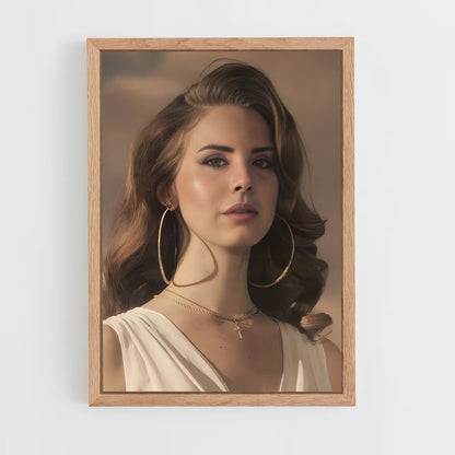 lana-del-ray-1 cadre Bois clair
