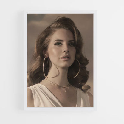 Poster Lana Del Ray Portret