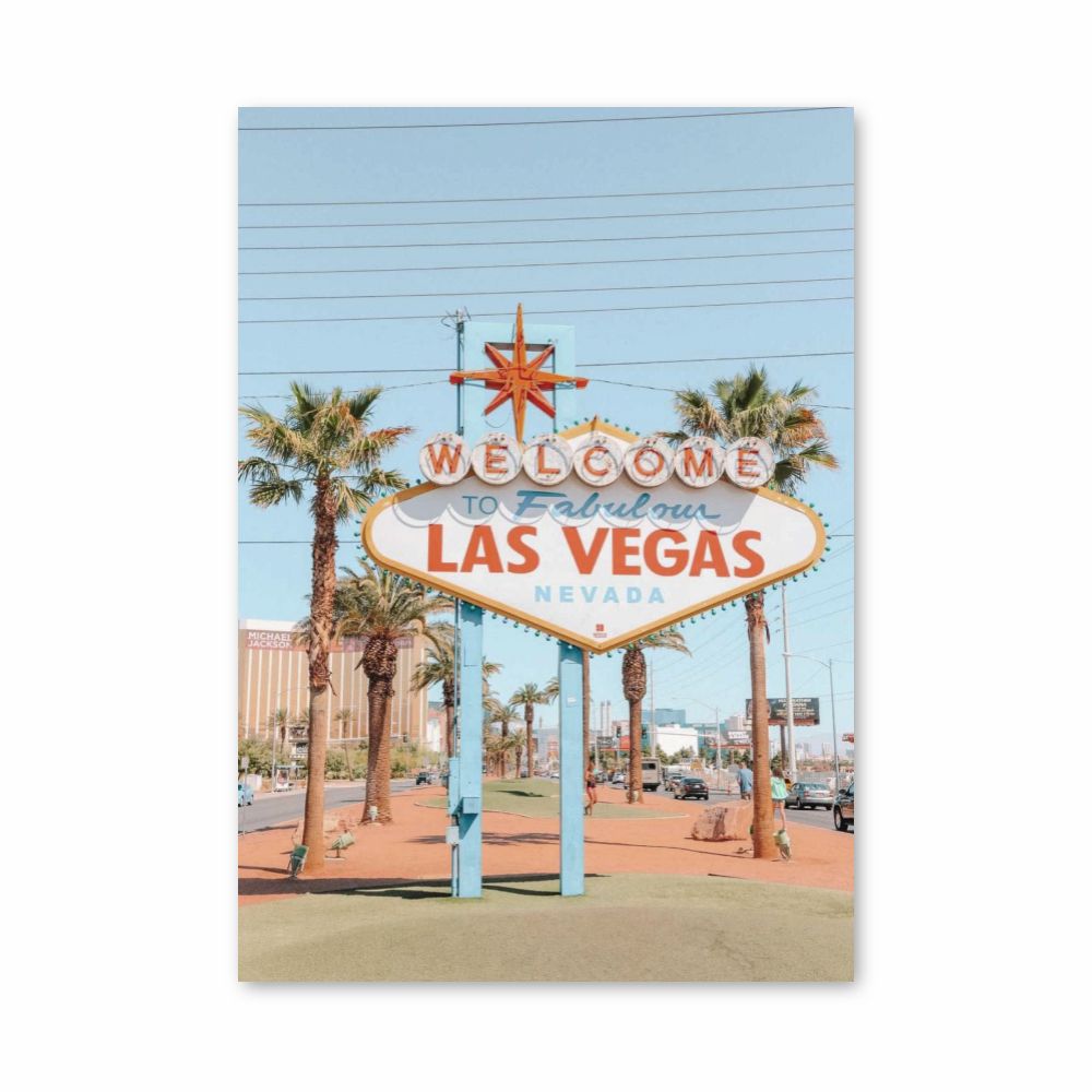 Affiche Welkom Las Vegas