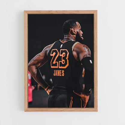 lebron-james-2 cadre Bois clair