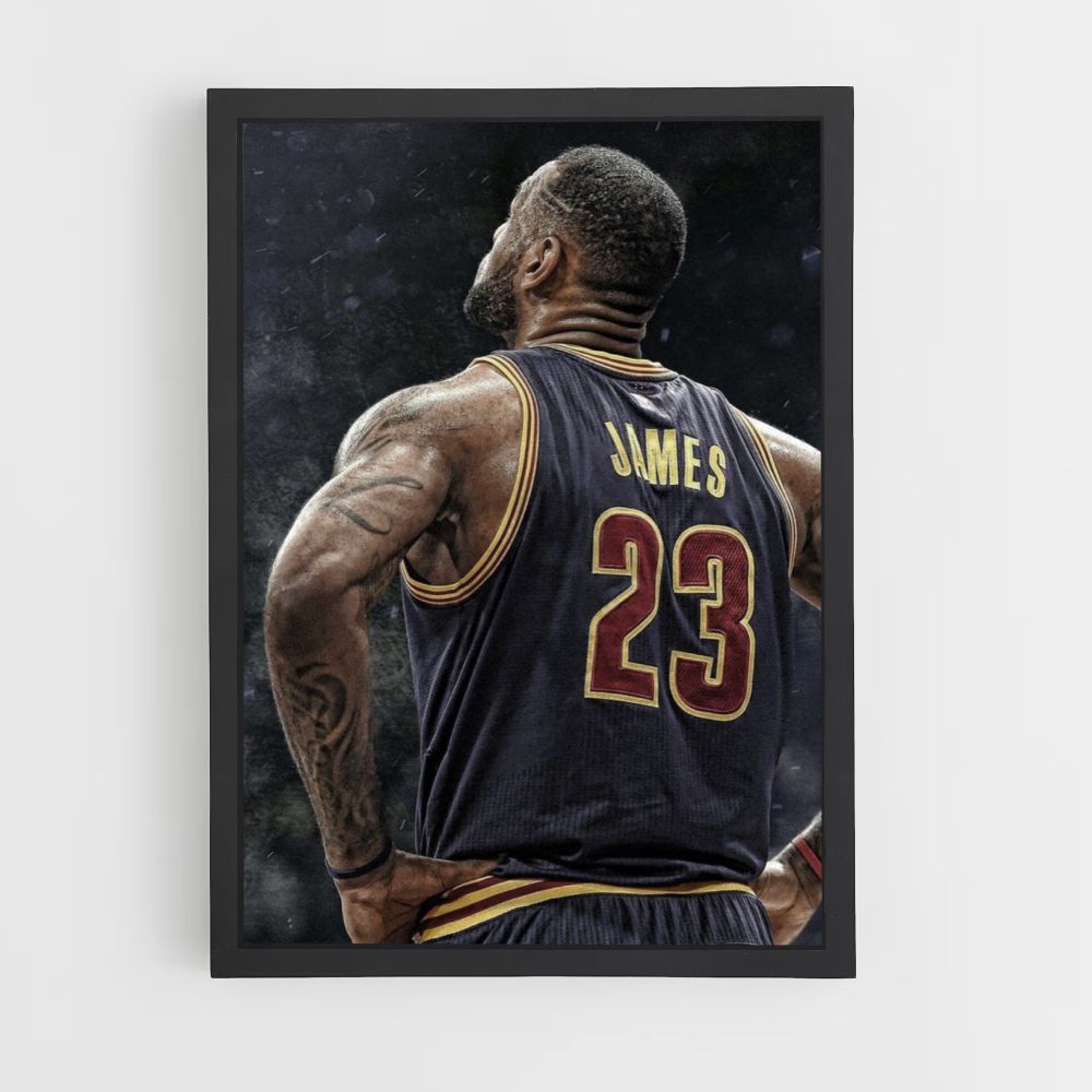 Affiche Lebron James 23