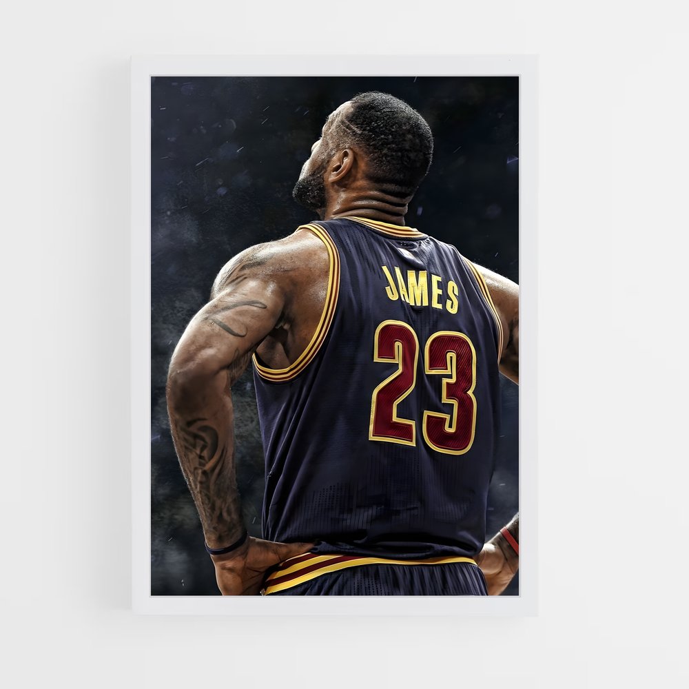 lebron-james-7 cadre Blanc
