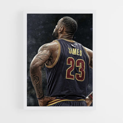 Affiche Lebron James 23