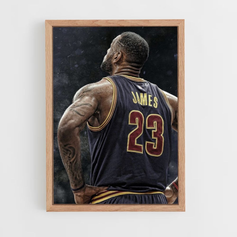 Affiche Lebron James 23