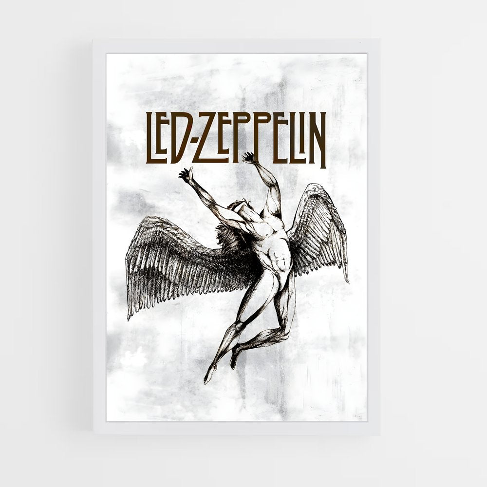 led-zeppelin-4 cadre Blanc