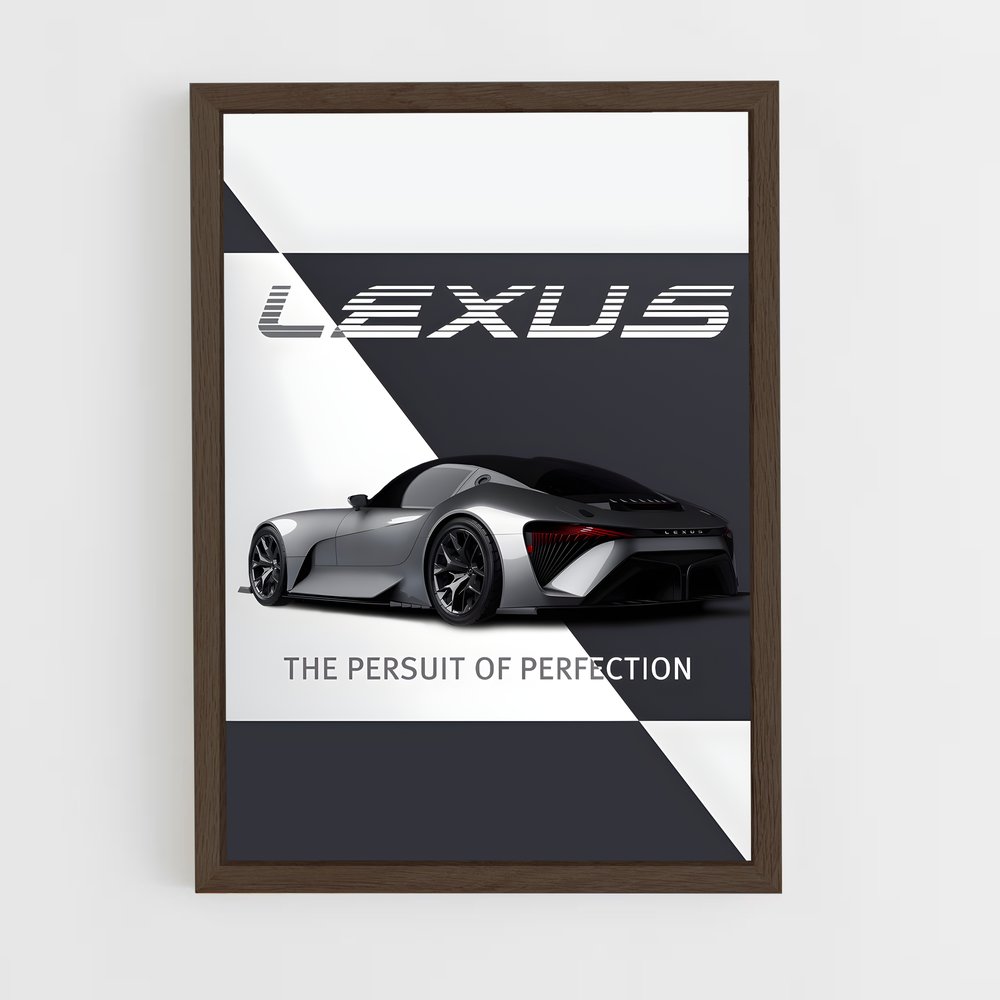 lexus-1 cadre Bois foncé