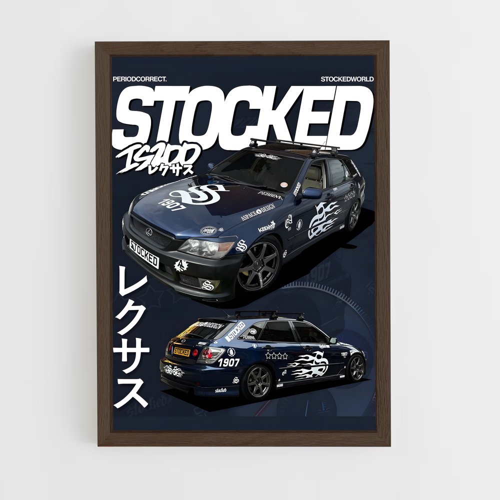 lexus-12 cadre Bois foncé