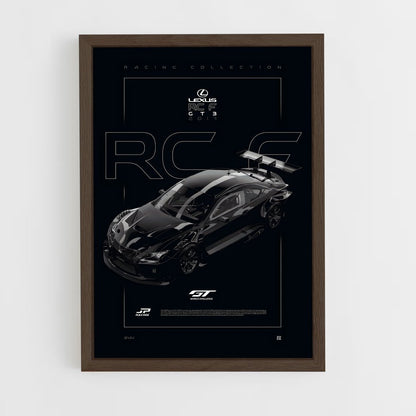 lexus-3 cadre Bois foncé