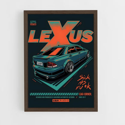 lexus-7 cadre Bois foncé