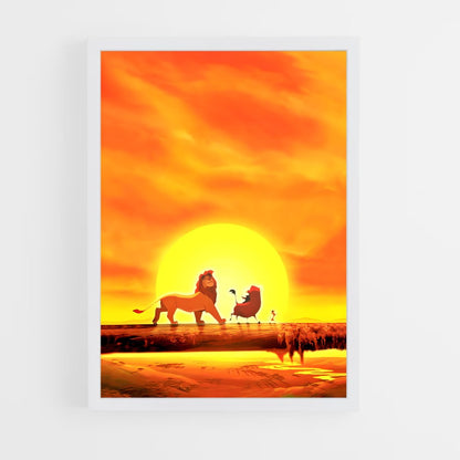 lion-king-11 cadre Blanc