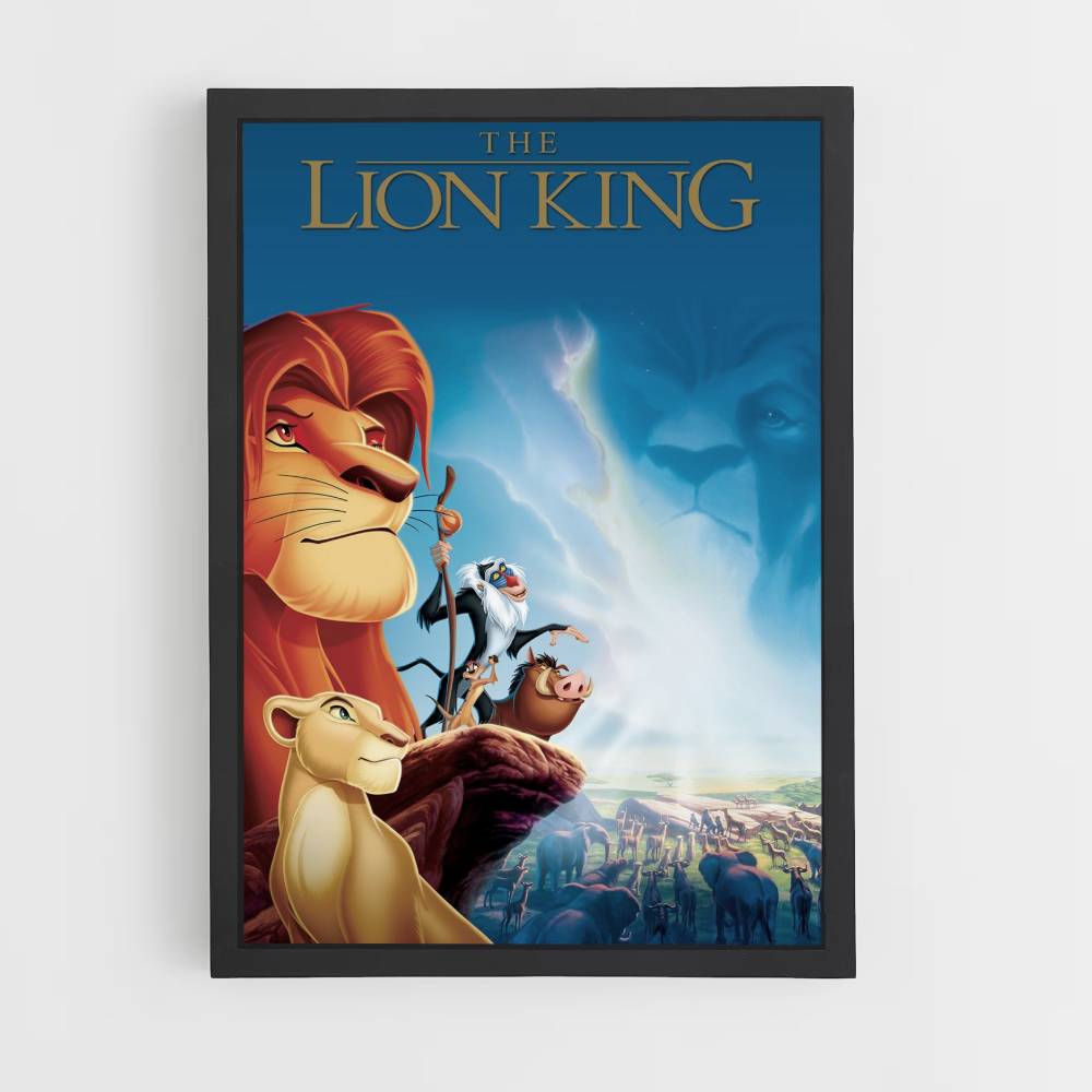 Poster Volwassen Simba en Nala