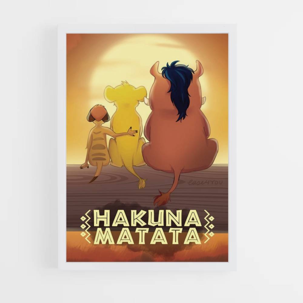 Affiche Hakuna Matata