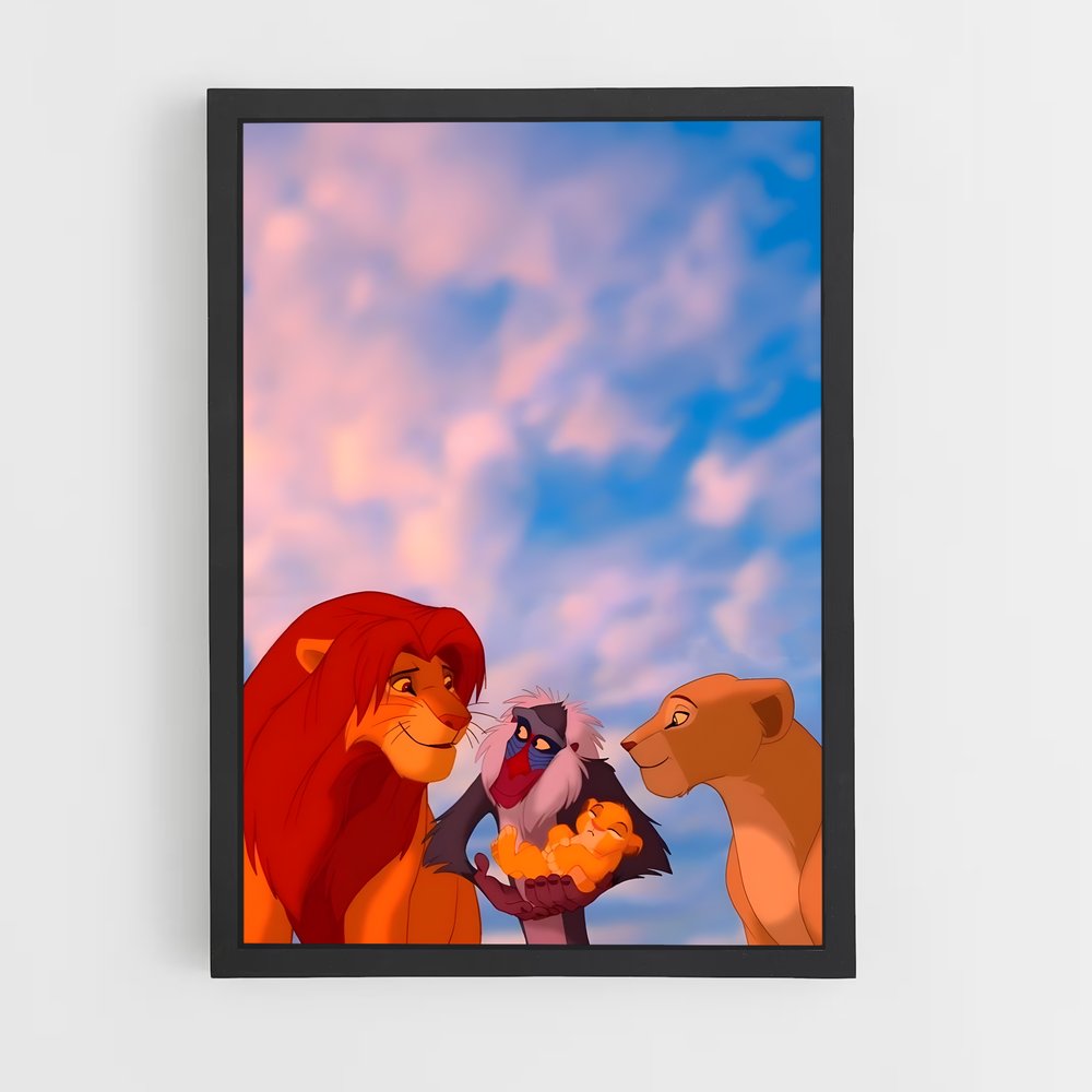 lion-king-8 cadre Noir