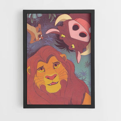 Esthetische poster Lion King