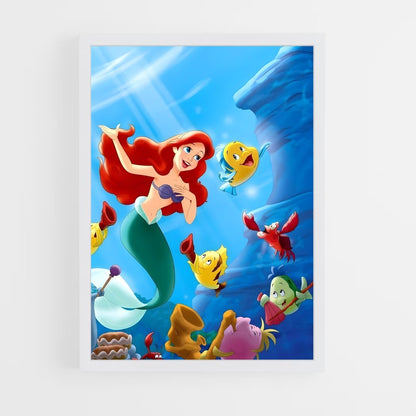 little-mermaid-2 cadre Blanc