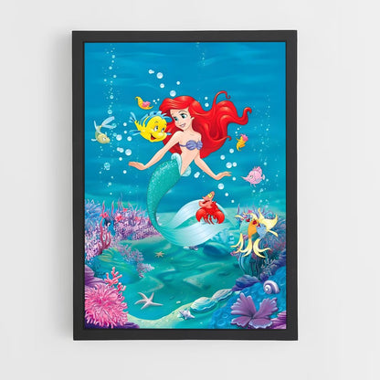 little-mermaid-4 cadre Noir