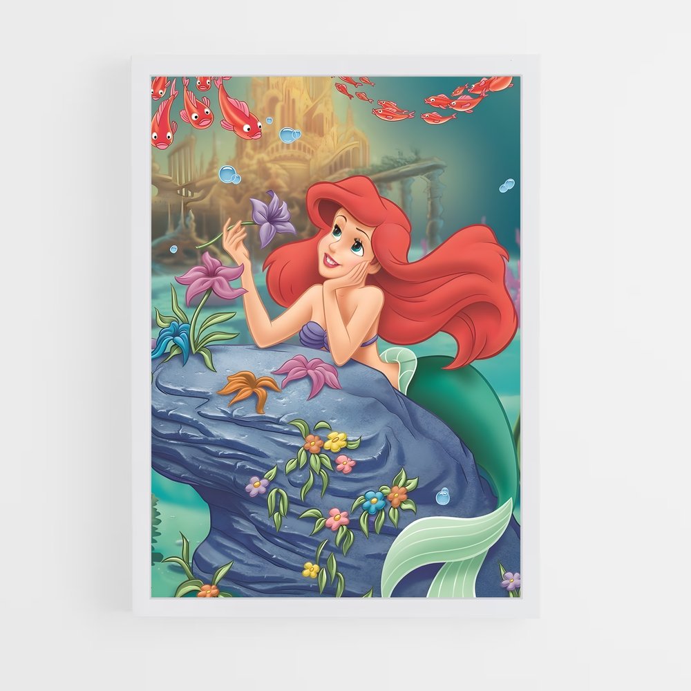 little-mermaid-5 cadre Blanc