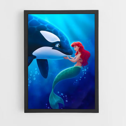 little-mermaid-7 cadre Noir