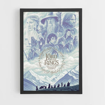 Poster LOTR Blauw